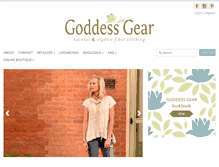 Tablet Screenshot of goddessgear.net